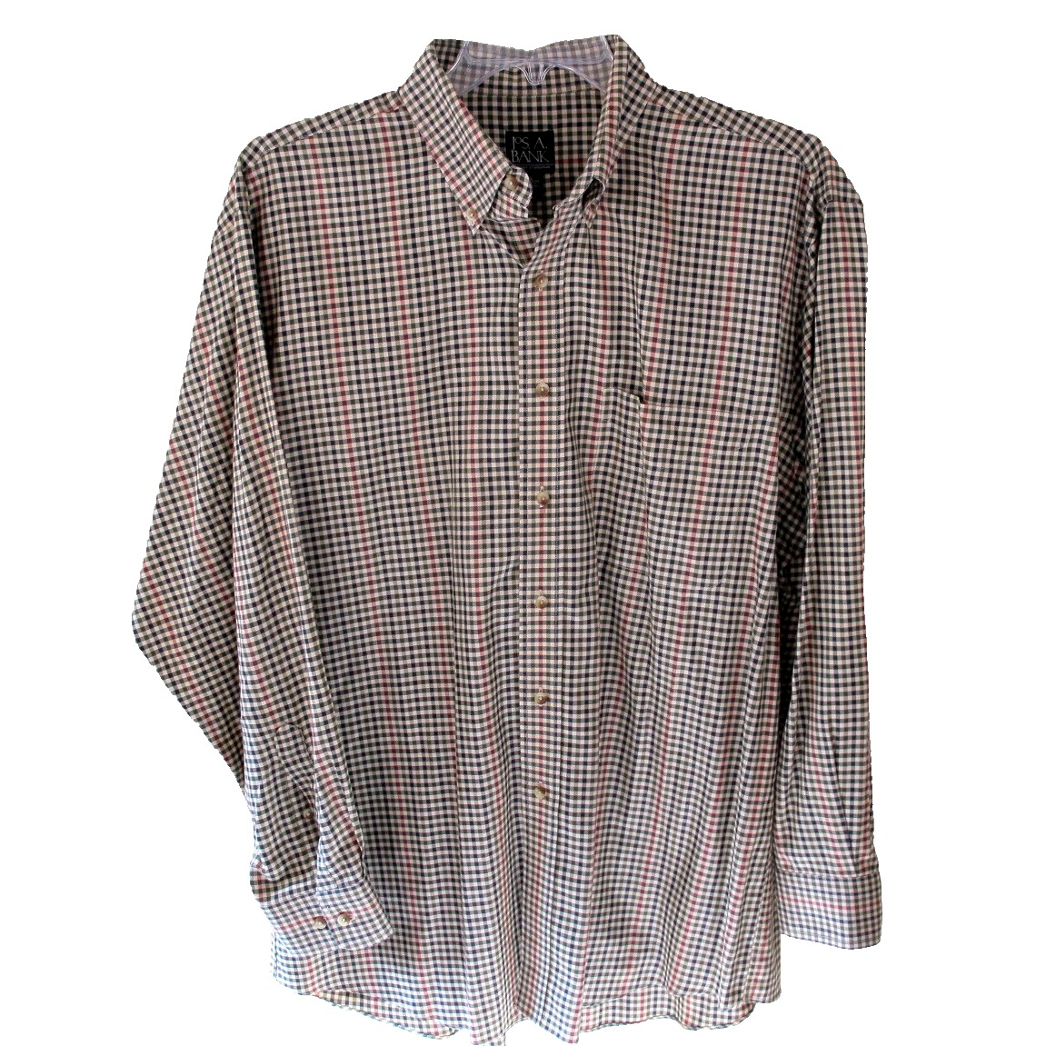 Jos. A. Bank Traveler's Collection Long Sleeve Button Down Shirt Men's Large